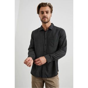 New Wyatt Black Chambray Shirt